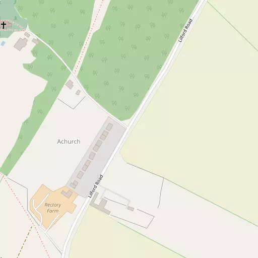 Map of Achurch