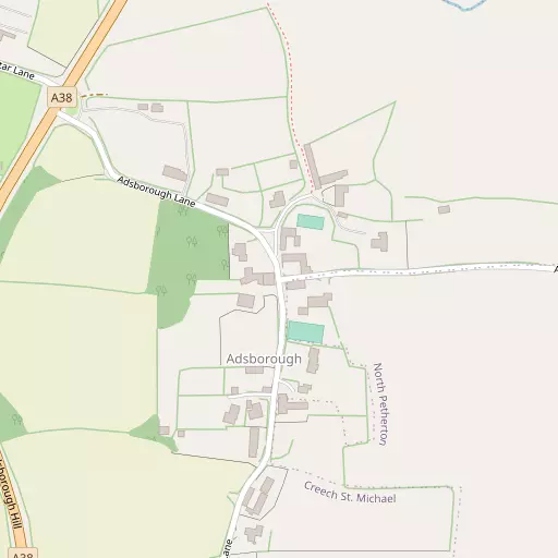 Map of Adsborough