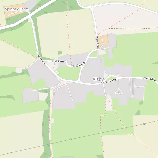 Map of Aisby