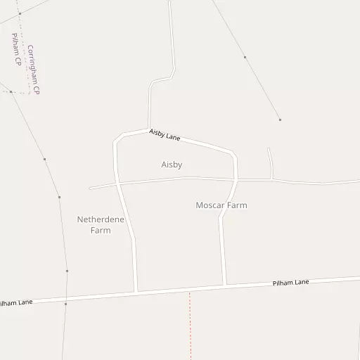 Map of Aisby