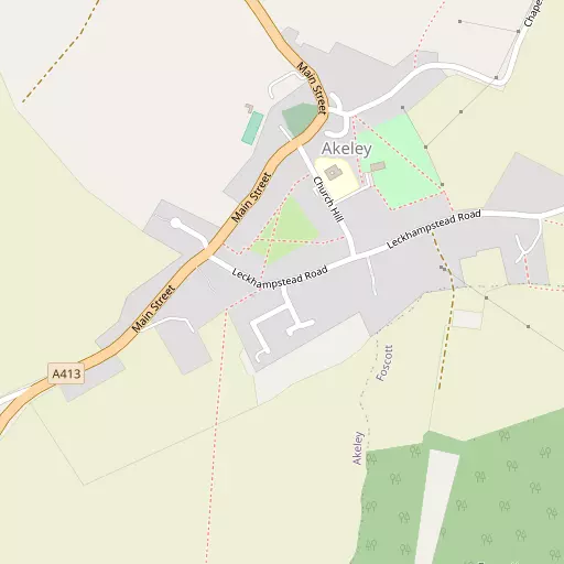Map of Akeley