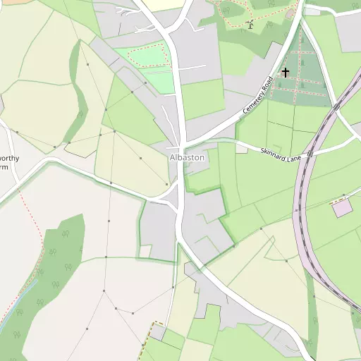 Map of Albaston