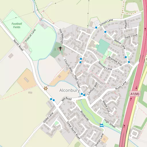 Map of Alconbury