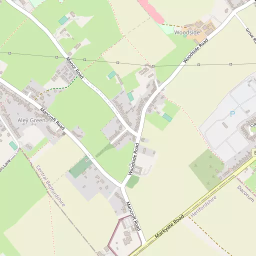 Map of Aley Green