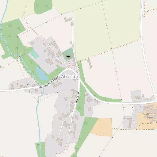 Map of Alkerton
