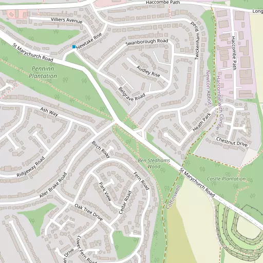 Map of Aller Park