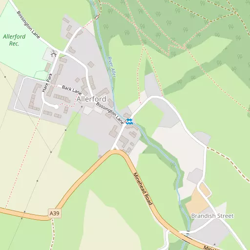 Map of Allerford