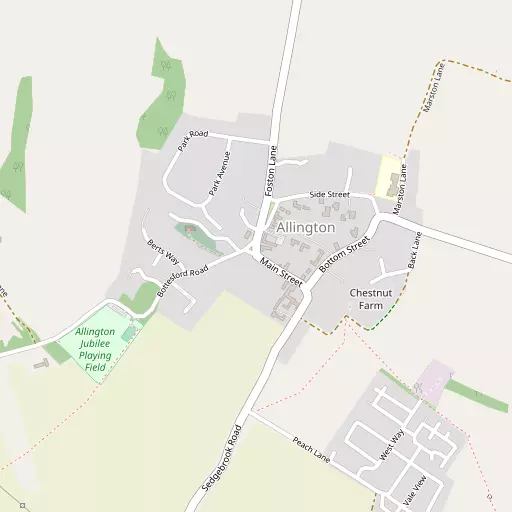 Map of Allington