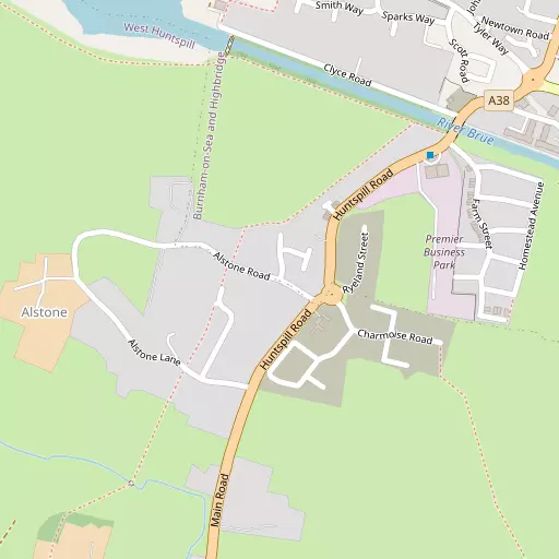 Map of Alstone