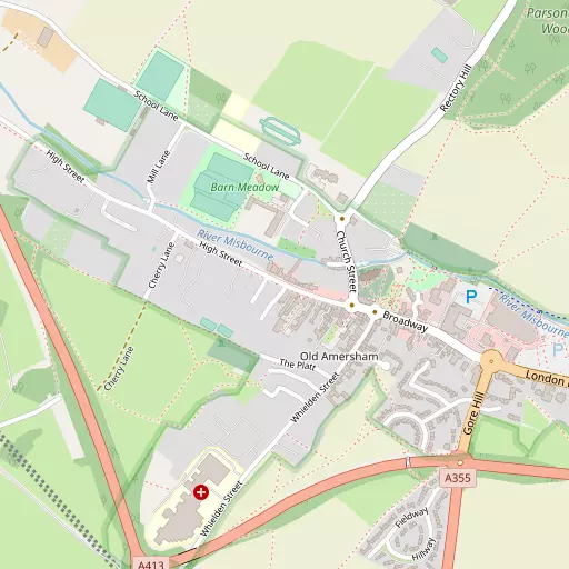Map of Amersham Old Town