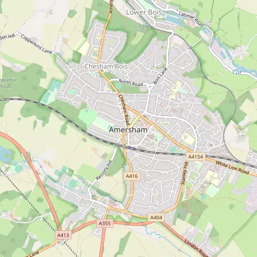 Map of Amersham