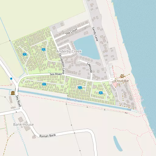 Map of Anderby Creek