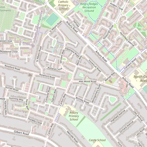 Map of Arbury