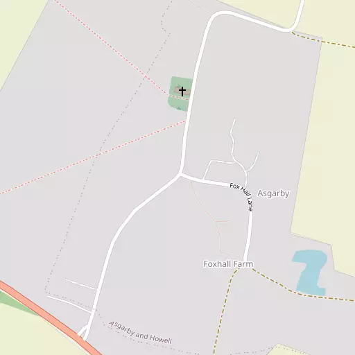 Map of Asgarby