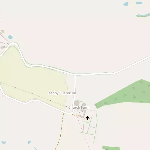 Map of Ashby Puerorum
