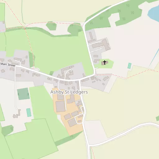 Map of Ashby St Ledgers
