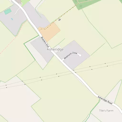 Map of Asheridge