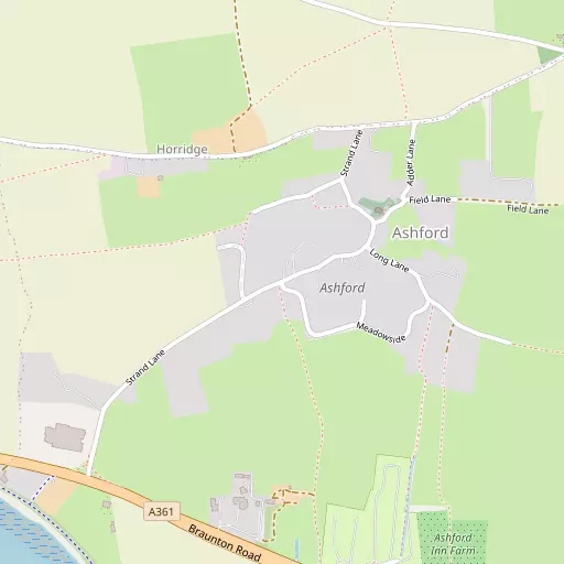 Map of Ashford
