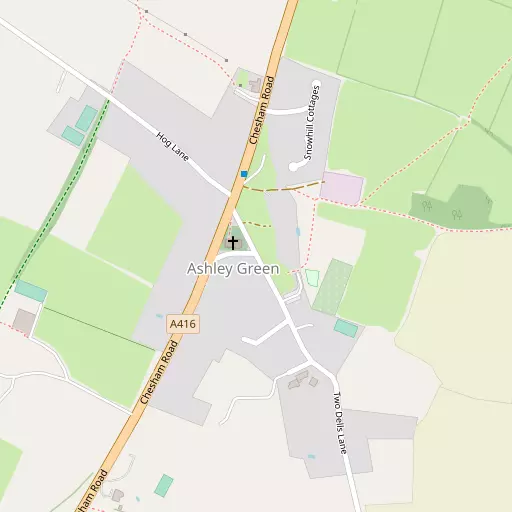Map of Ashley Green