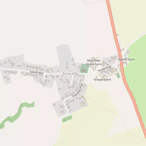 Map of Aslackby
