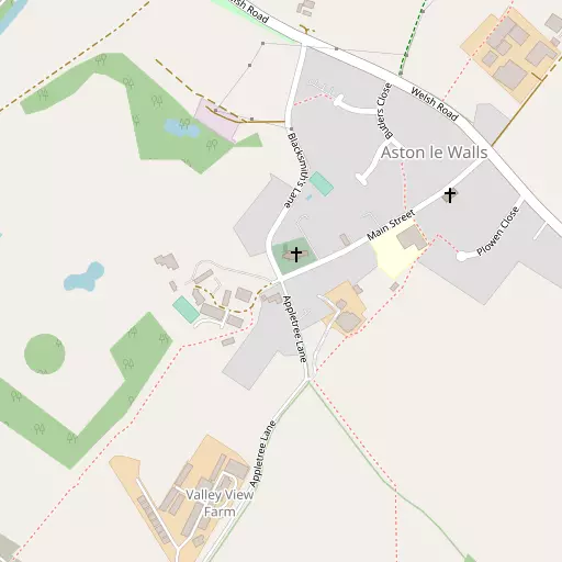 Map of Aston le Walls