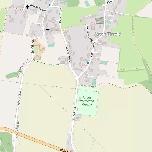 Map of Aston Tirrold