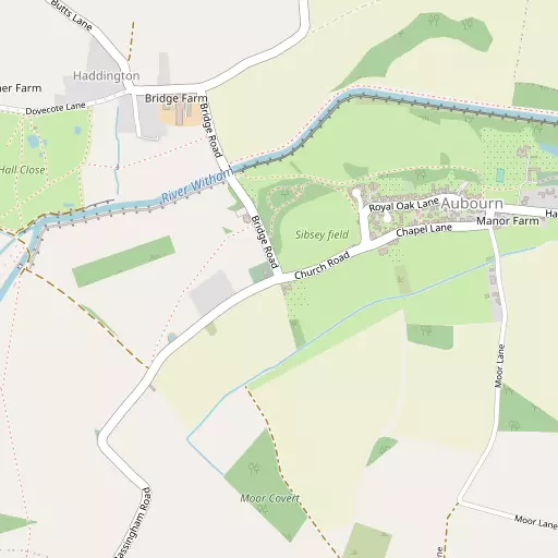 Map of Aubourn