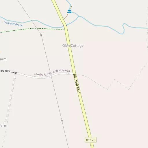 Map of Aunby