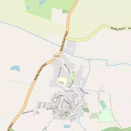 Map of Badby