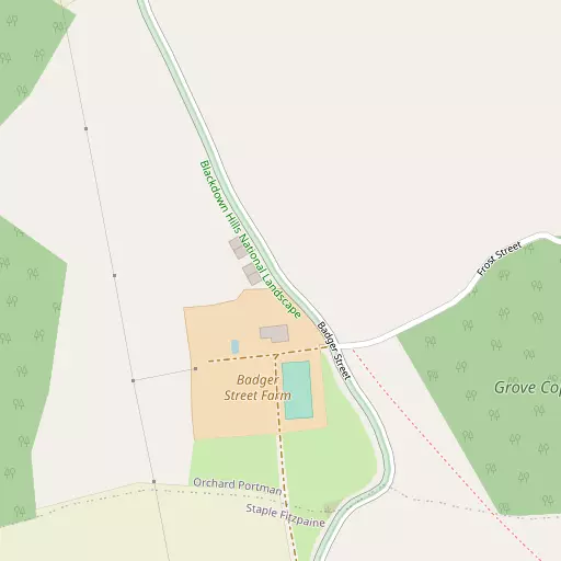 Map of Badger Street