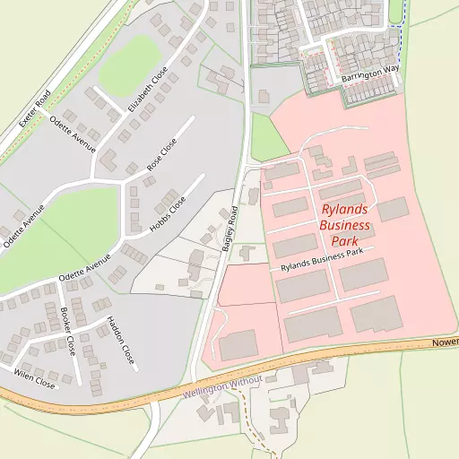 Map of Bagley Green