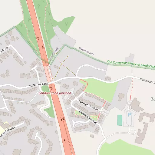 Map of Bailbrook