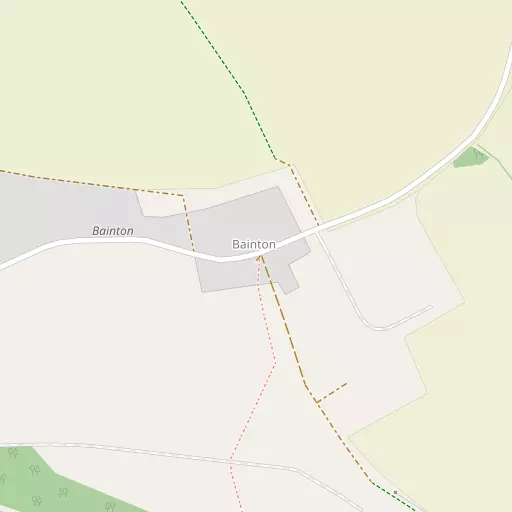 Map of Bainton