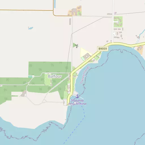 Map of Balfour