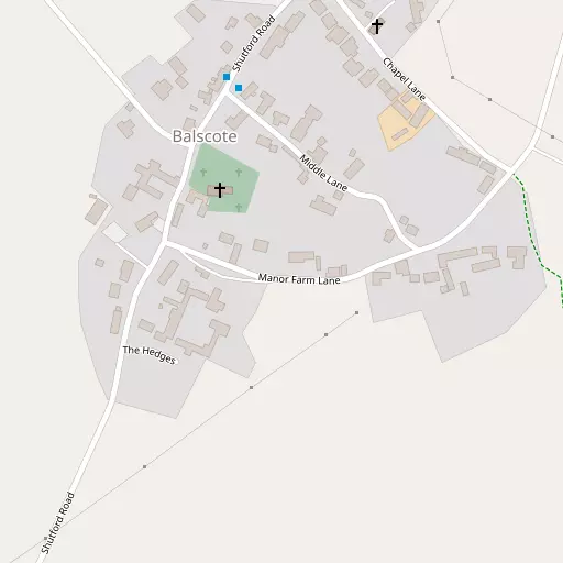 Map of Balscote