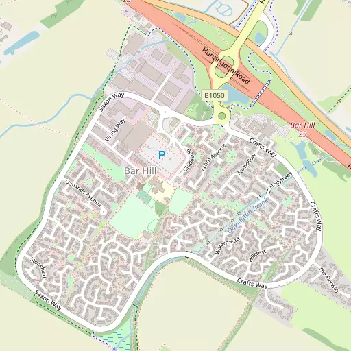Map of Bar Hill