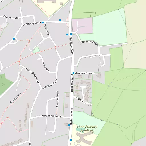 Map of Barbican