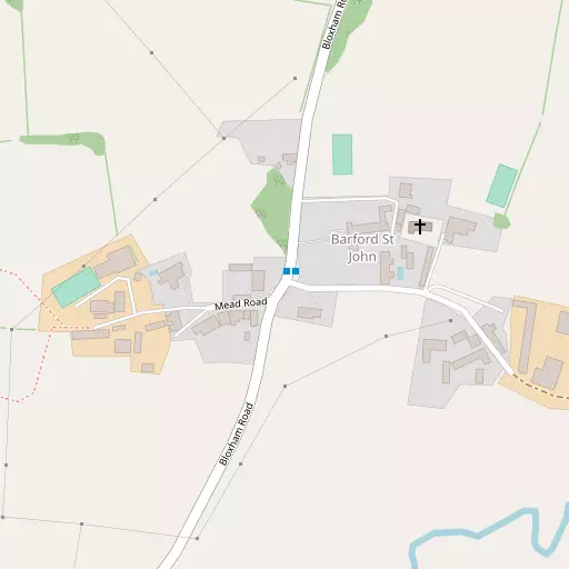 Map of Barford St John