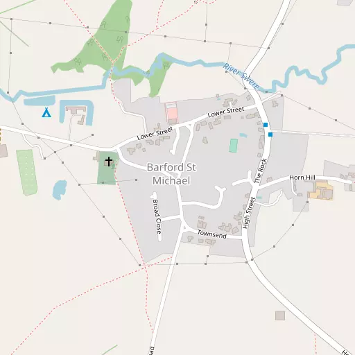 Map of Barford St Michael