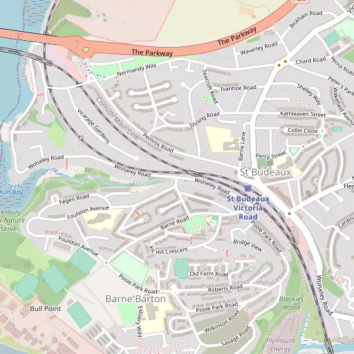 Map of Barne Barton