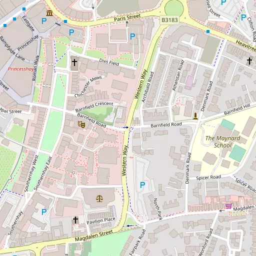 Map of Barnfield