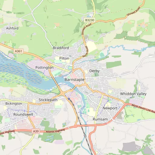 Map of Barnstaple