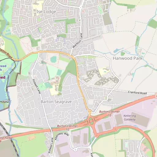 Map of Barton Seagrave
