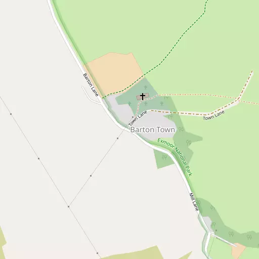 Map of Barton Town