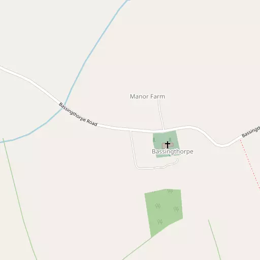 Map of Bassingthorpe