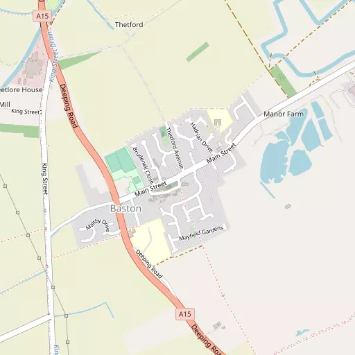 Map of Baston