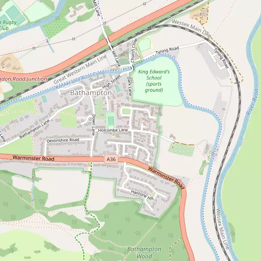 Map of Bathampton