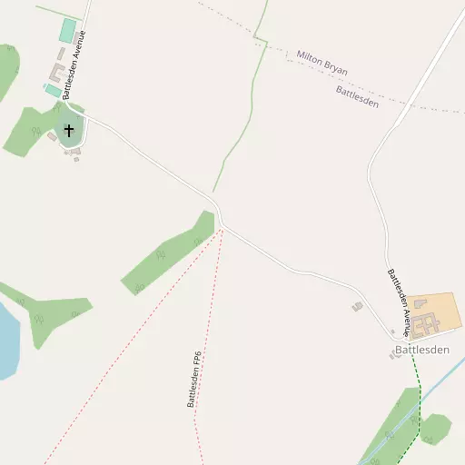Map of Battlesden