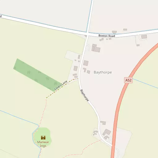 Map of Baythorpe