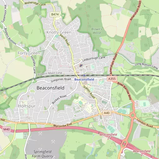 Map of Beaconsfield